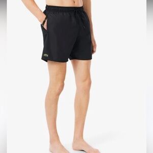 Lacoste Men's Dark‎ Athletic Swim Hybrid Shorts